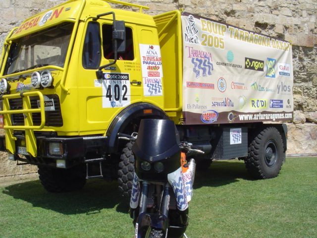 Presentaci del equip Dakar 2005 Tarragona